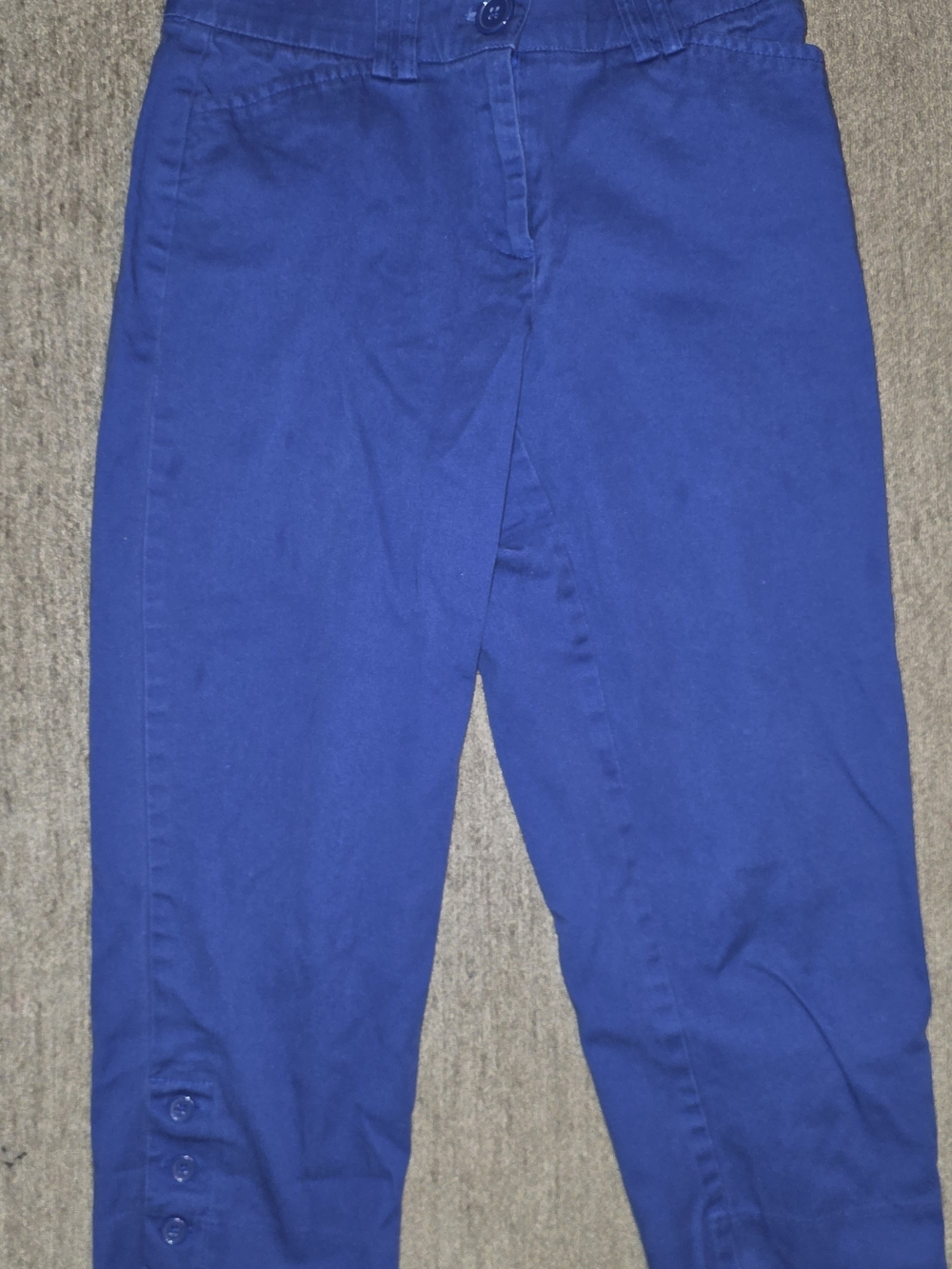 Counterparts cobalt blue cropped capri pants 2P